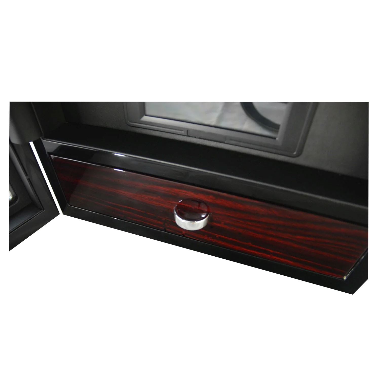 Yarra Watch Winder for 6 Watches + Drawer with Fingerprint Lock Watch Winder Boxes Clinks