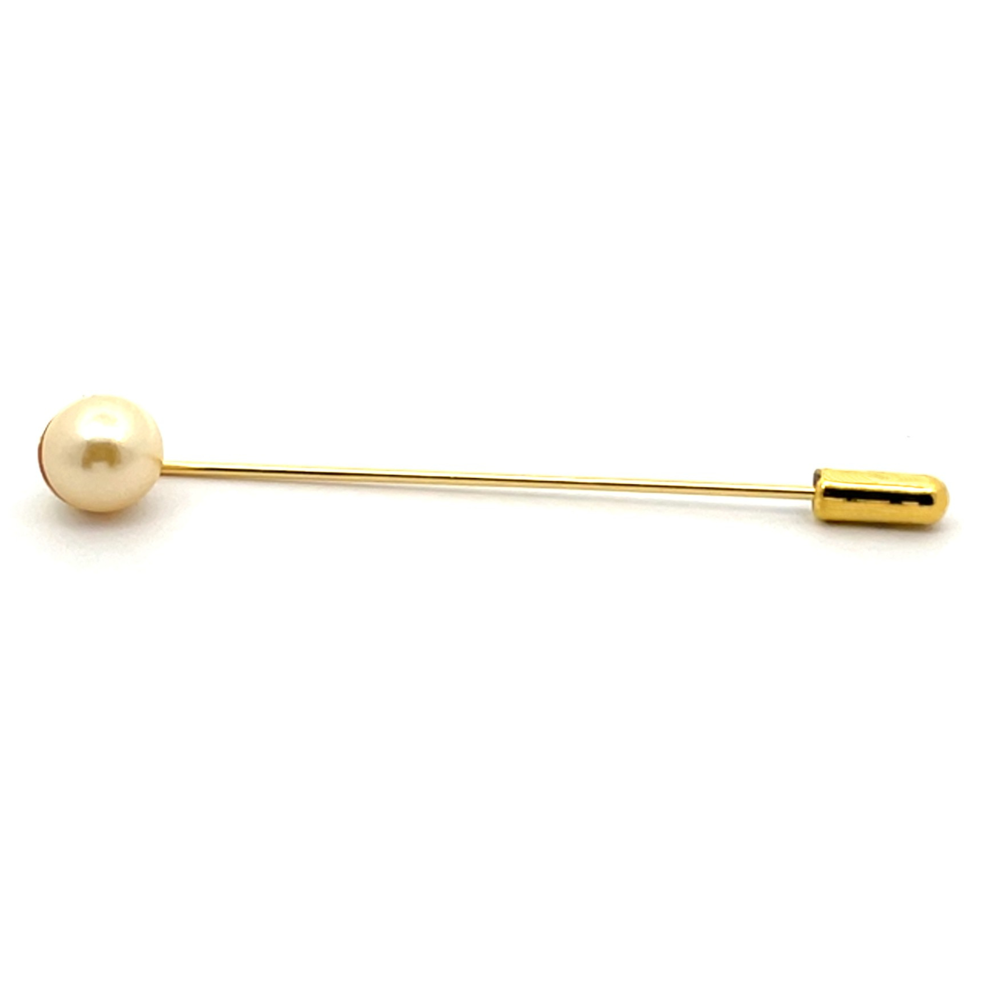 Pearl Stick Pin in Gold