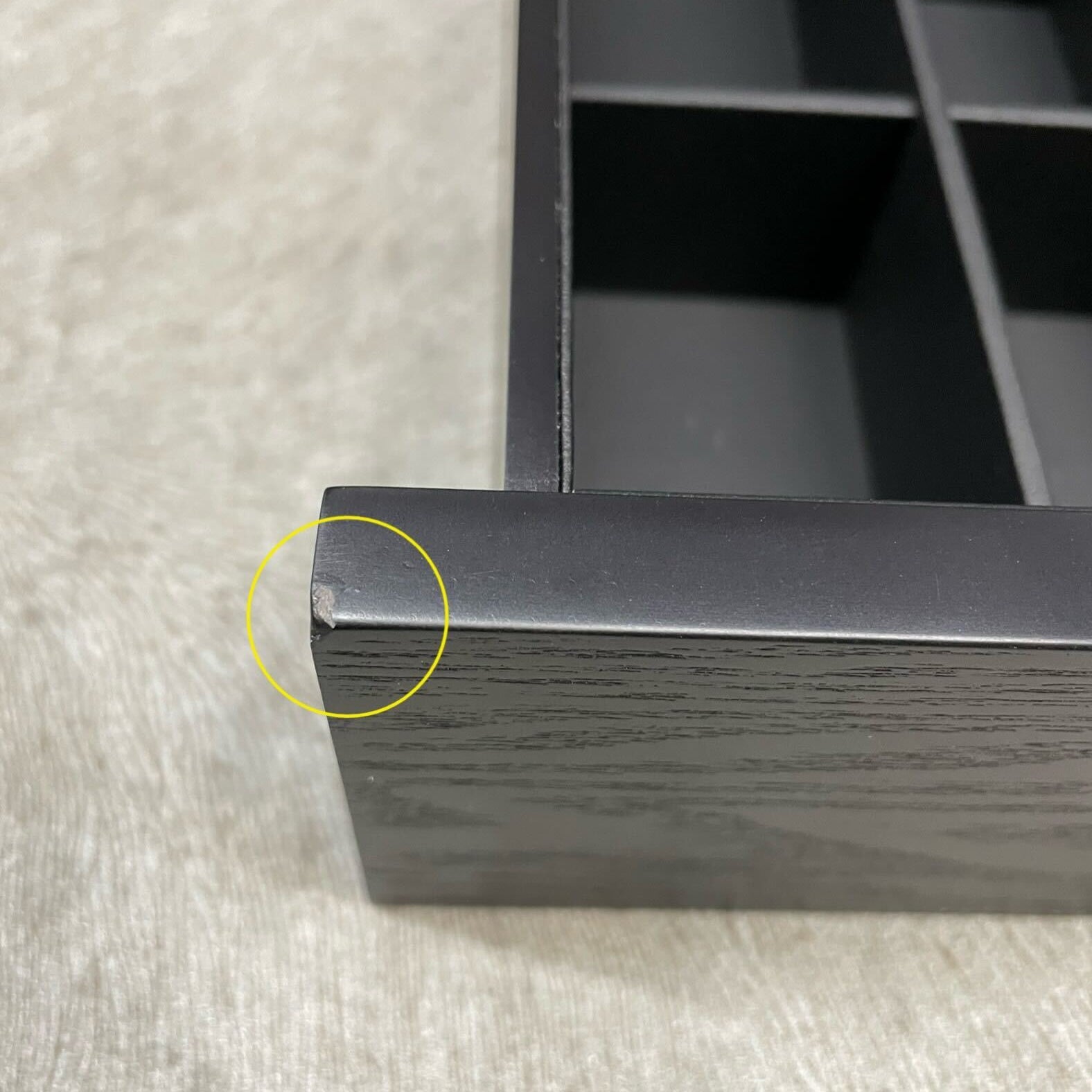 Seconds - Black Wooden Watch Box for 30 watches (A)