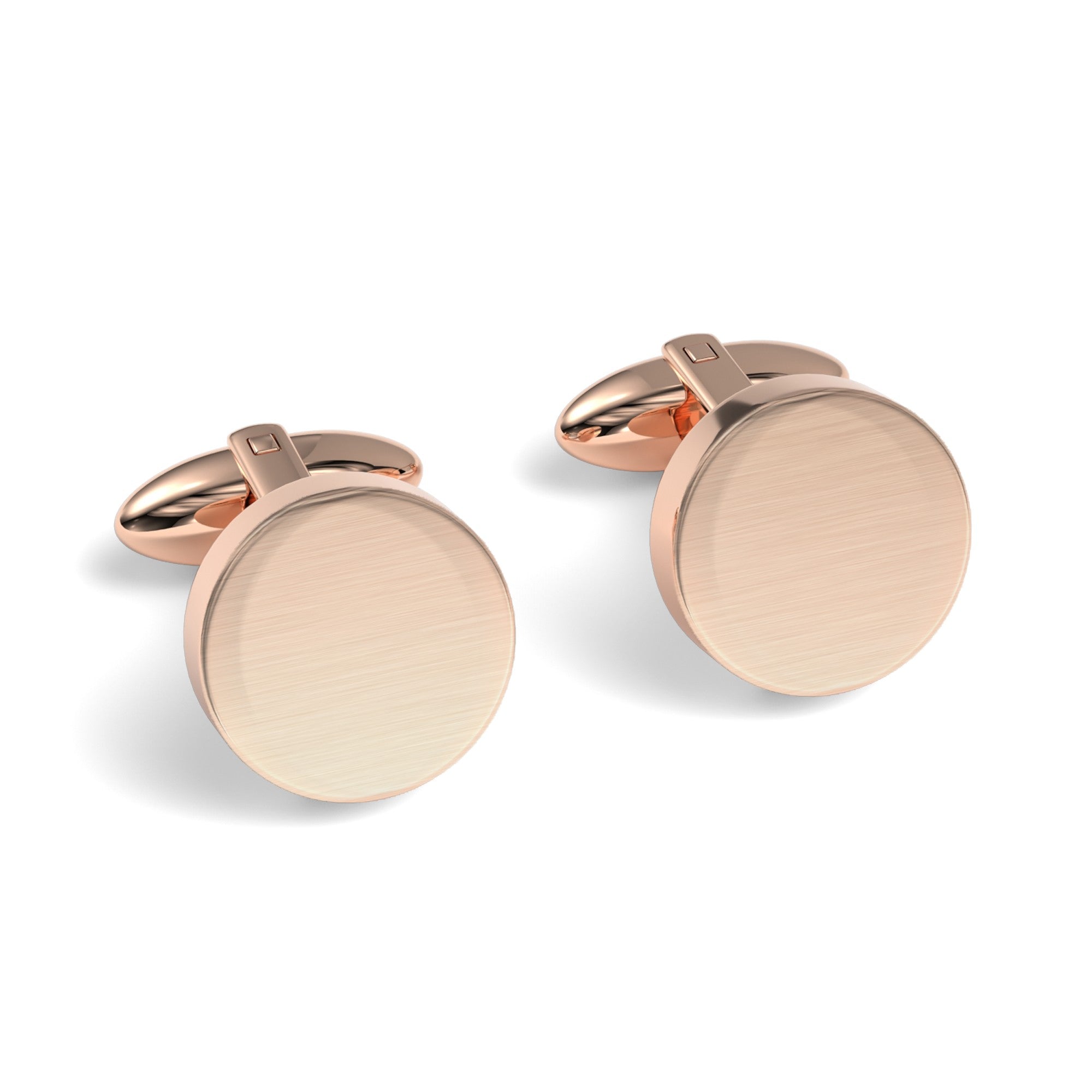 Round Engravable Cufflinks (Blank)