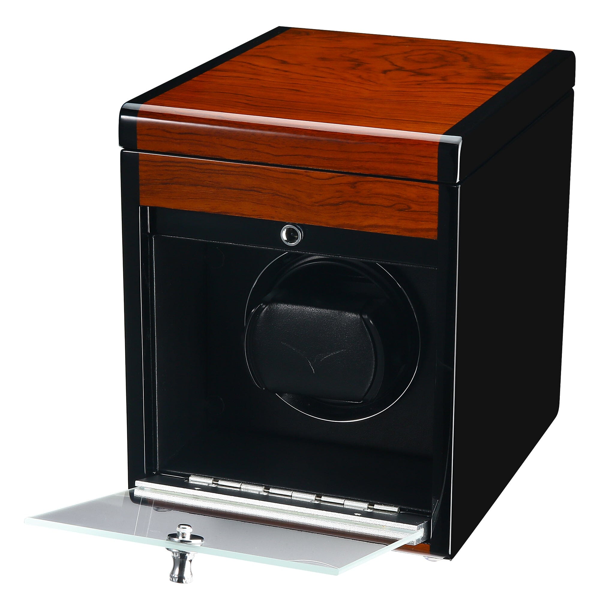 Vansolo Watch Winder for 1 Brown Watch Winder Boxes Clinks