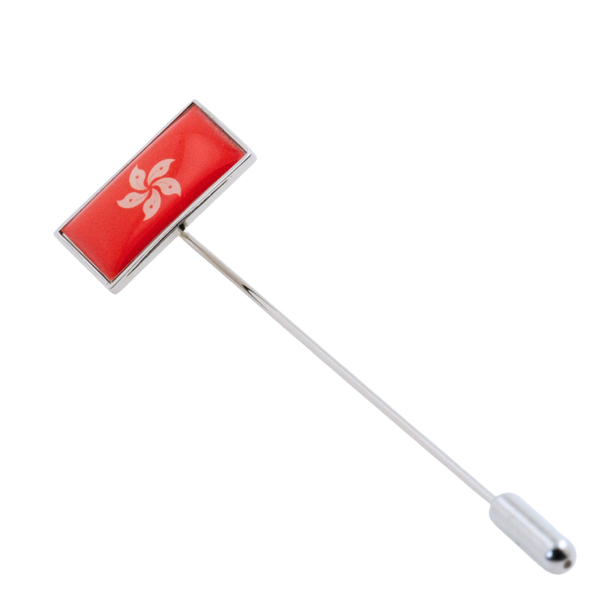 Flag of Hong Kong Stick Pin Lapel Pin Clinks