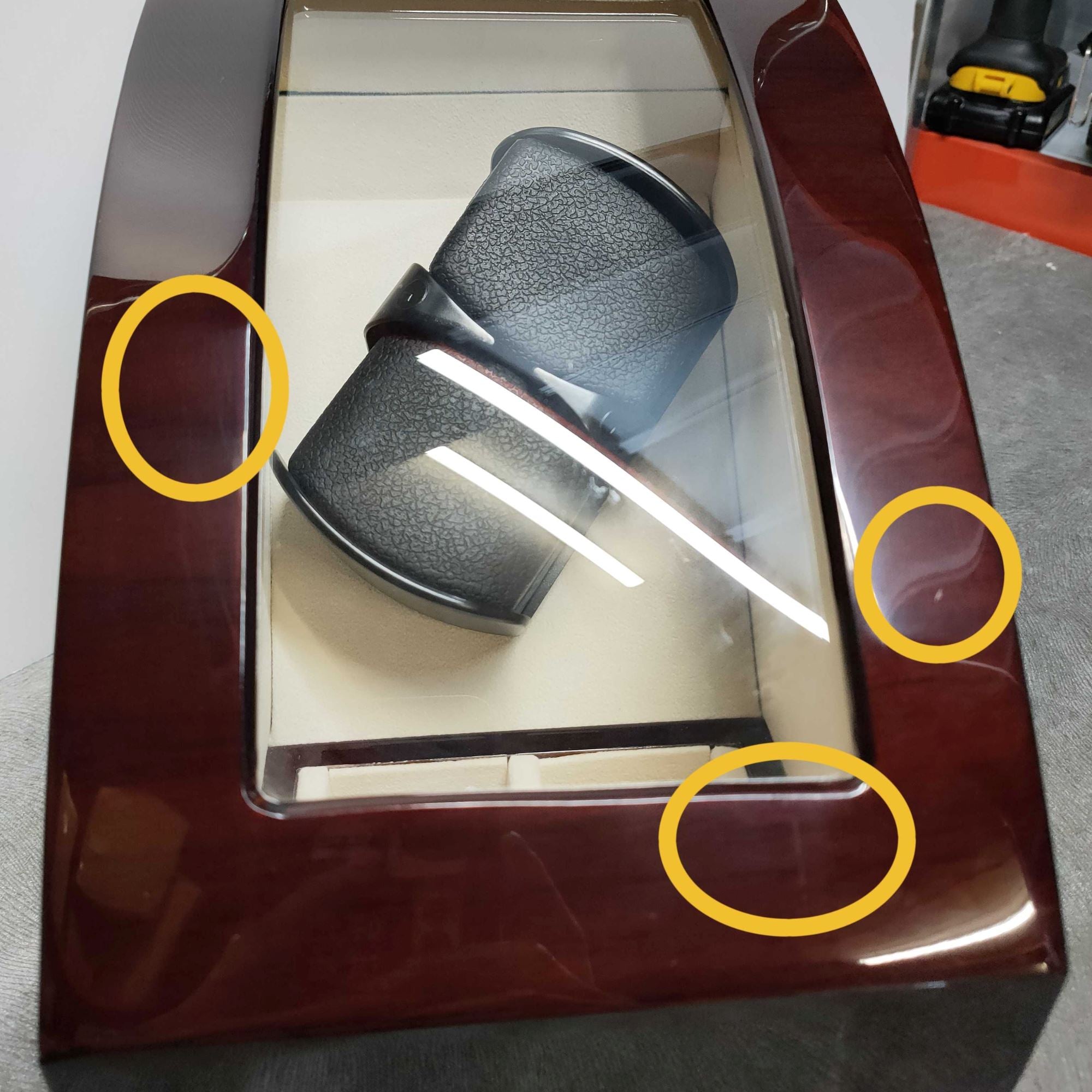 Seconds - Avoca Watch Winder Box for 2 + 2 Watches in Mahogany (c) Seconds Clinks