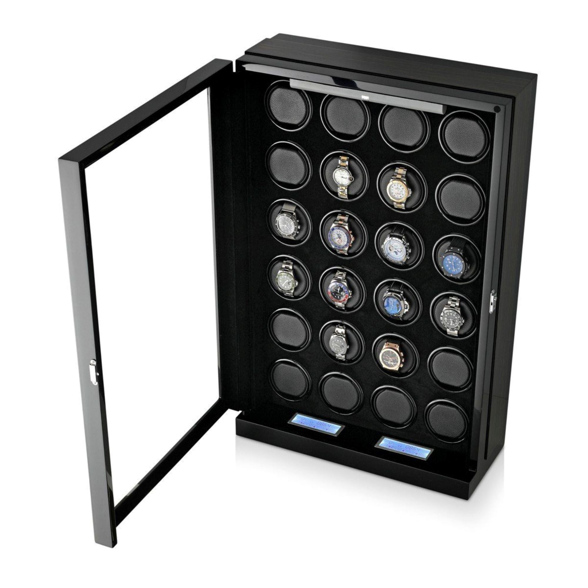 Seconds - Sydney Watch Winder for 24 Watches in Black