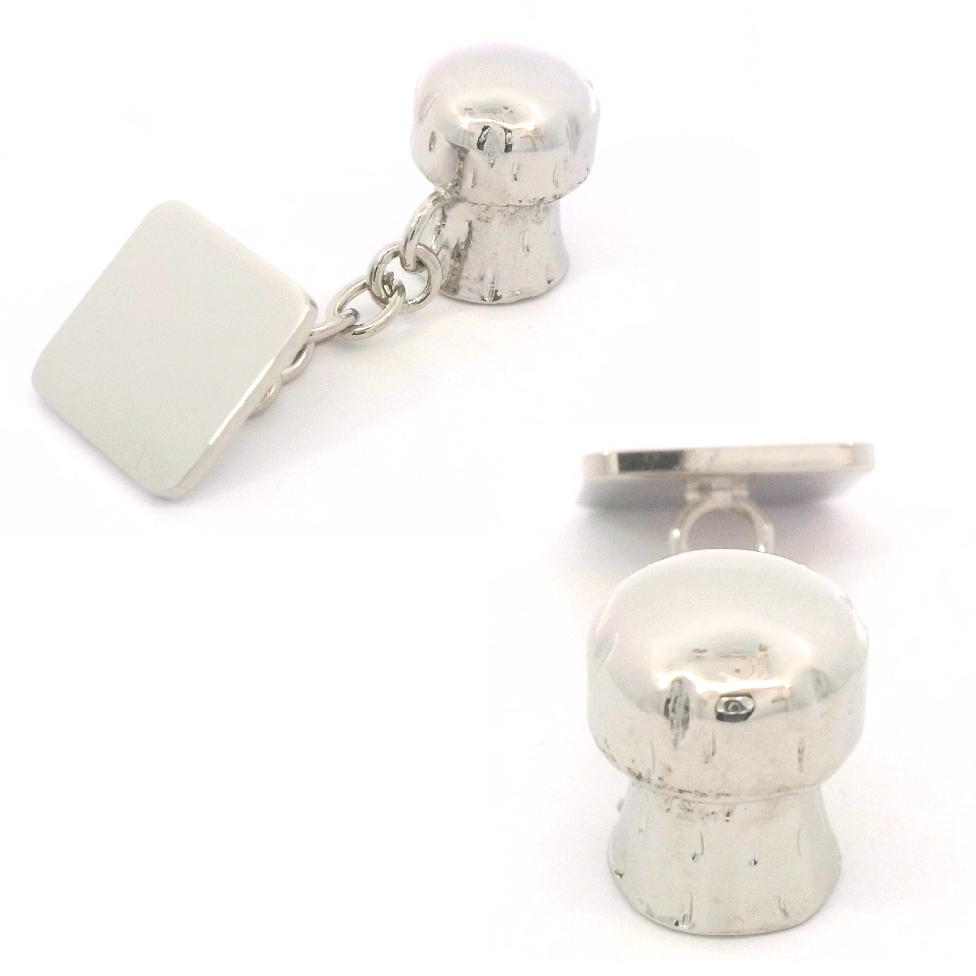 Champagne Cork Silver Cufflinks Novelty Cufflinks Clinks Australia