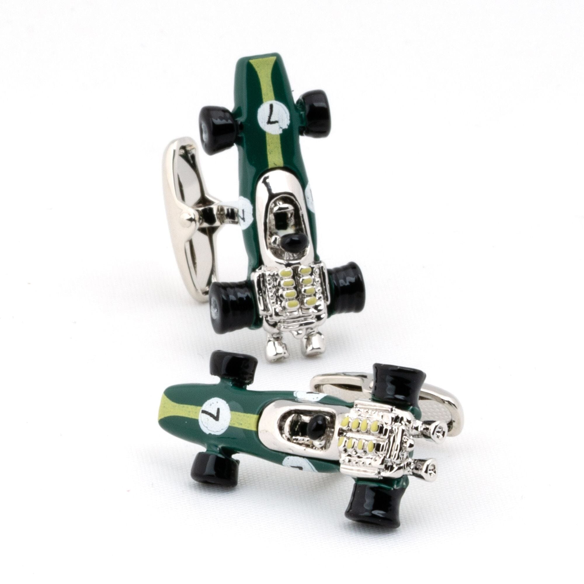 Green Lotus Racing Car Cufflinks Type 49 1967 Novelty Cufflinks Clinks Australia