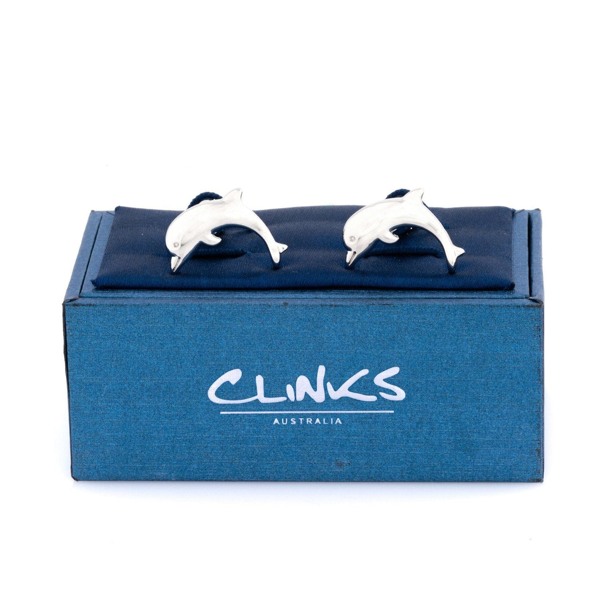 Silver Dolphin Cufflinks Novelty Cufflinks Clinks Australia