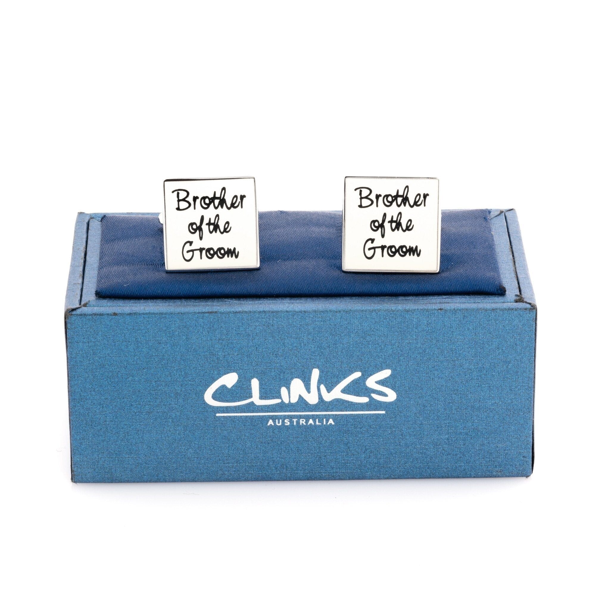 Brother of the Groom White Wedding Cufflinks Wedding Cufflinks Clinks Australia