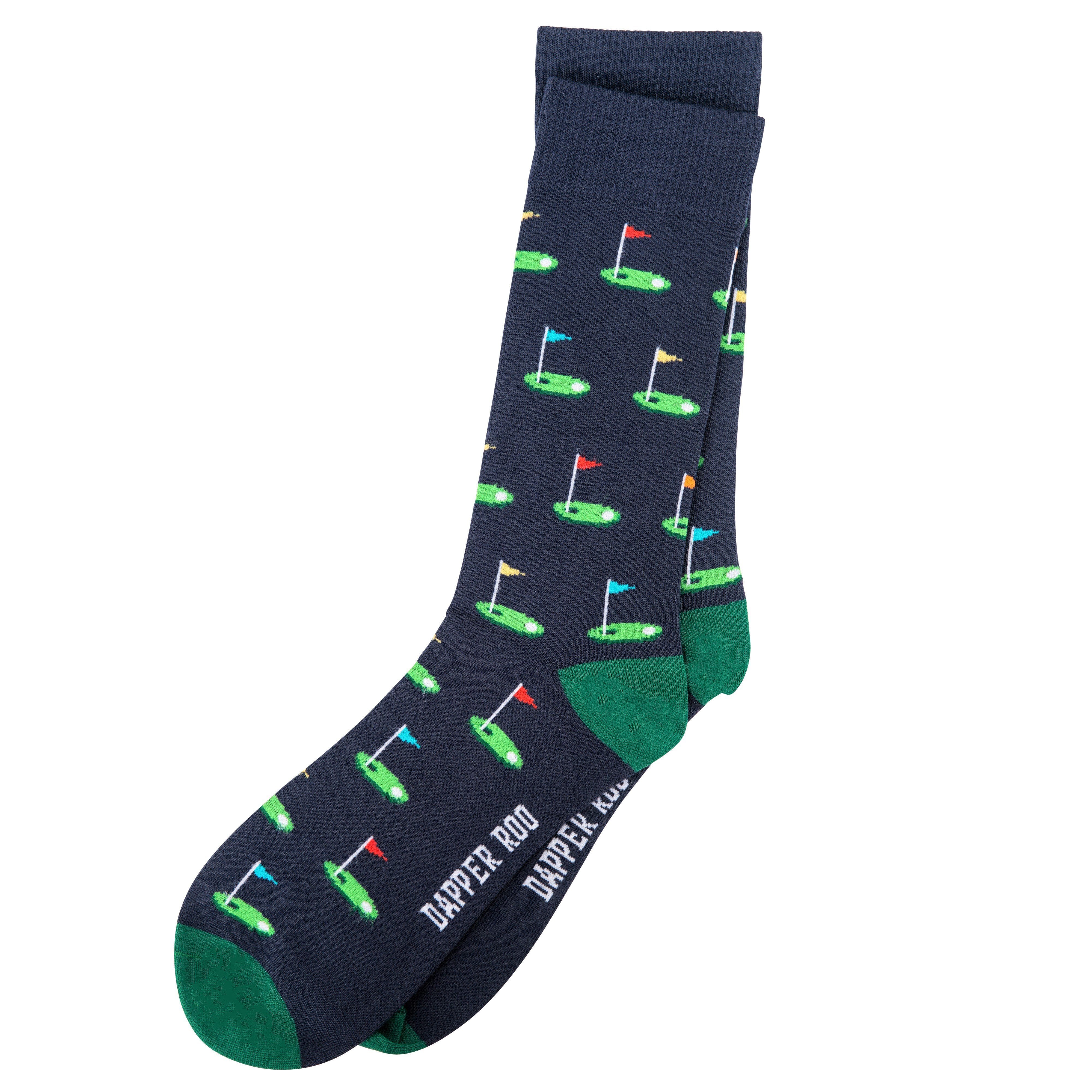 Tee off Golf Bamboo Socks by Dapper Roo Socks Dapper Roo Default