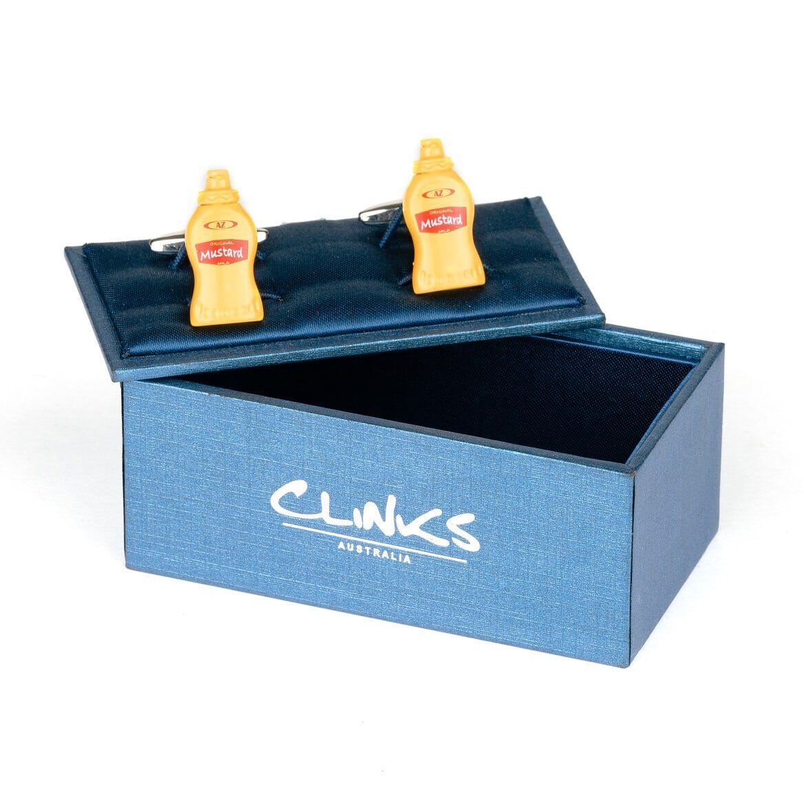 AZ Original Mustard Cufflinks Novelty Cufflinks Clinks Australia