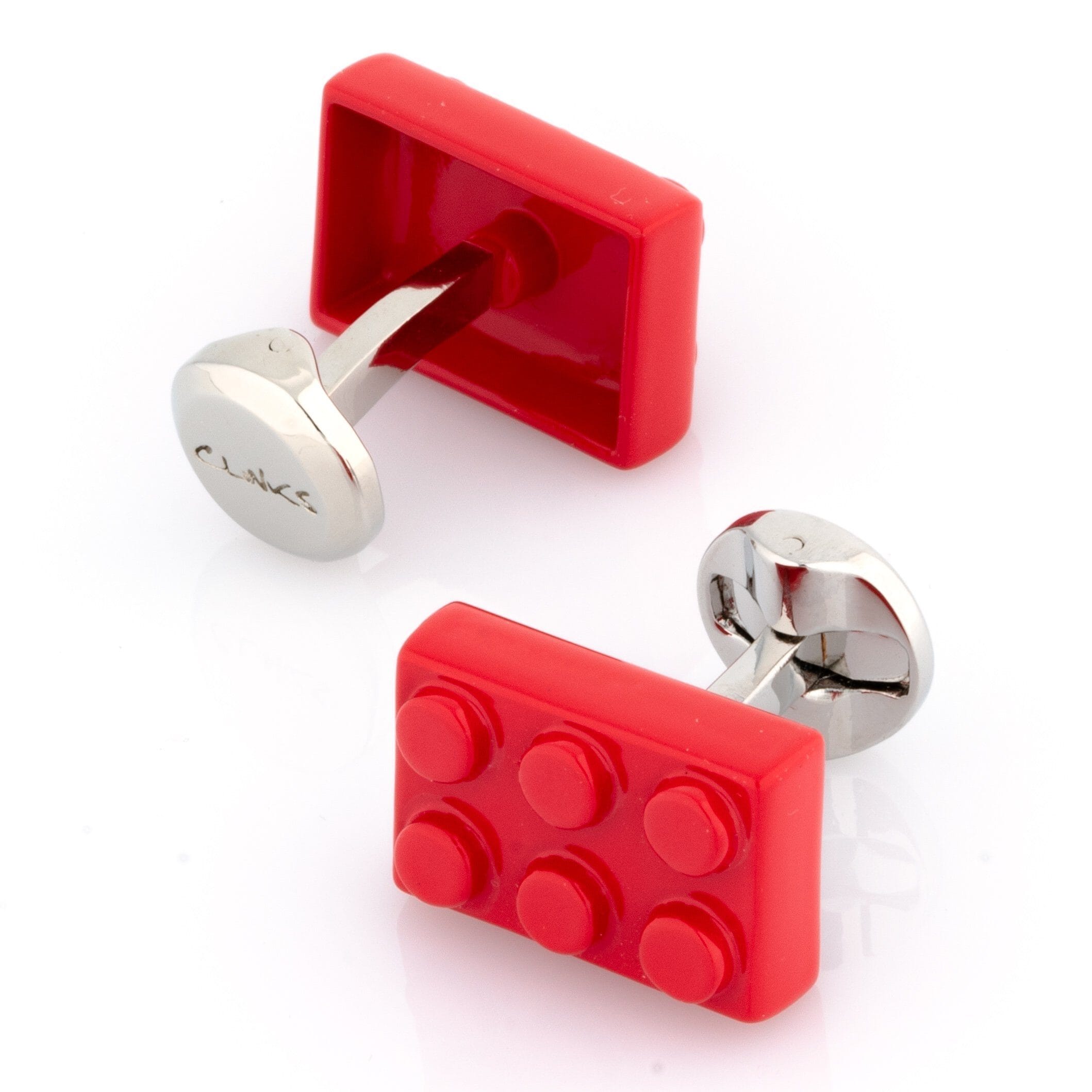 Red Building Block Cufflinks Novelty Cufflinks Clinks Australia