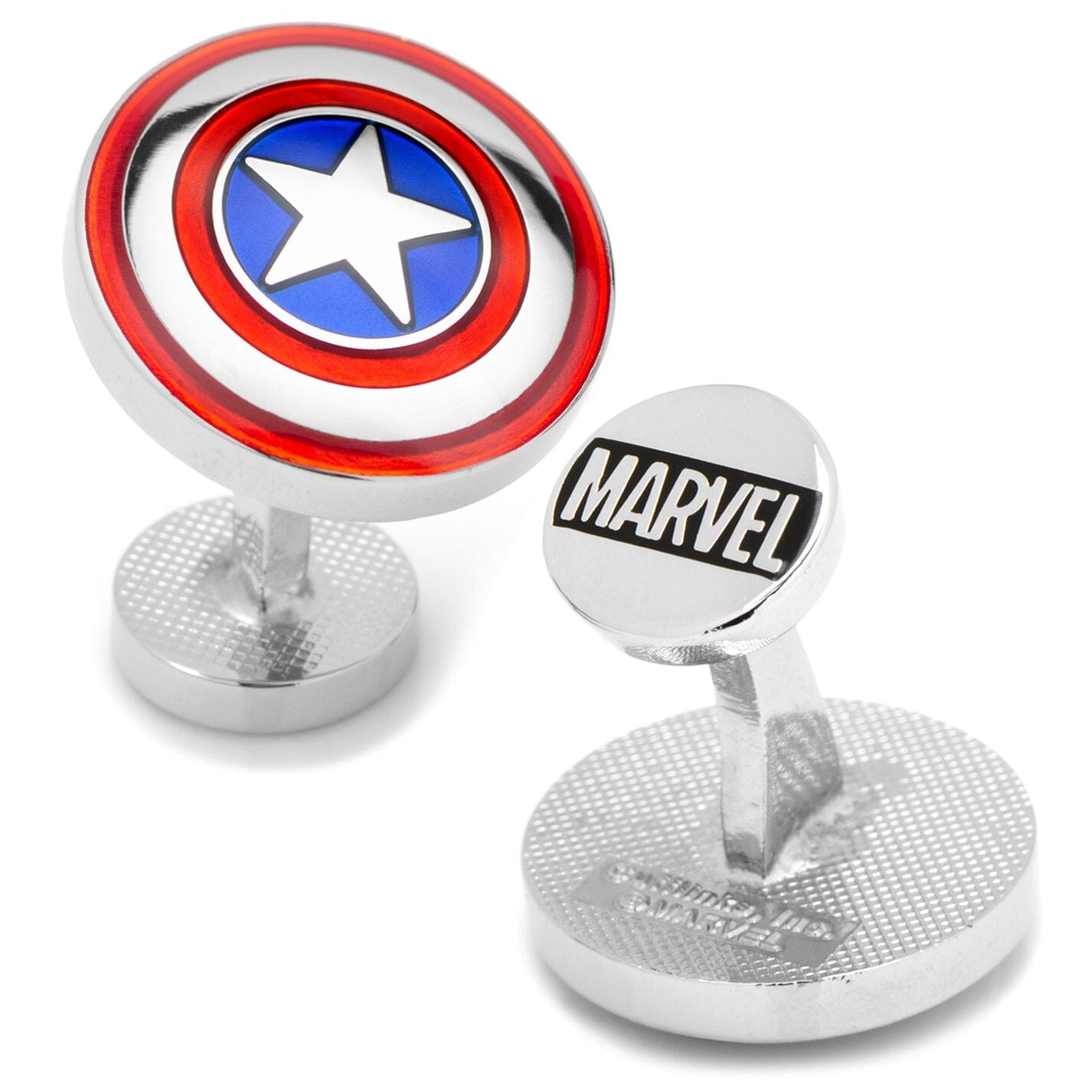 Avengers Captain America Shield Cufflinks Novelty Cufflinks Marvel Comics
