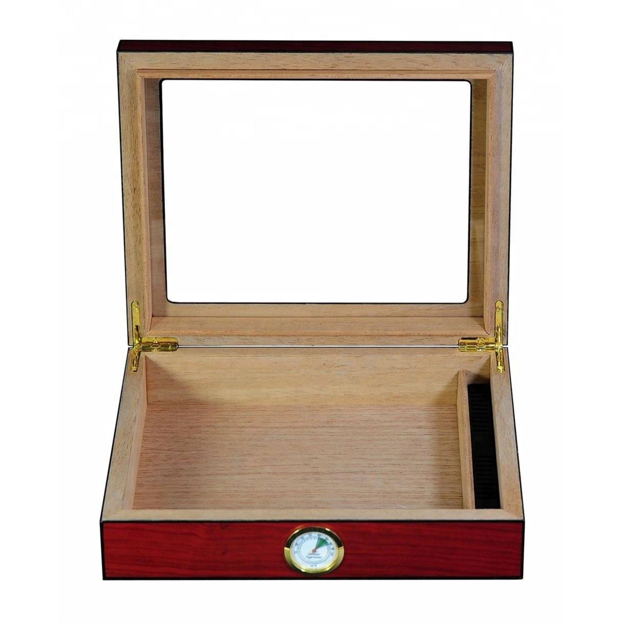 12-20 CT Cherry Cigar Humidor Spanish Cedar Box for Cigars Cigar Boxes Clinks