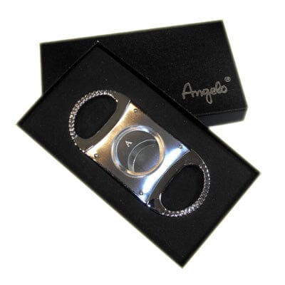 Angelo 64 Ring 2 Finger Silver Colour Cutter Boxed Cigar Boxes Clinks Australia