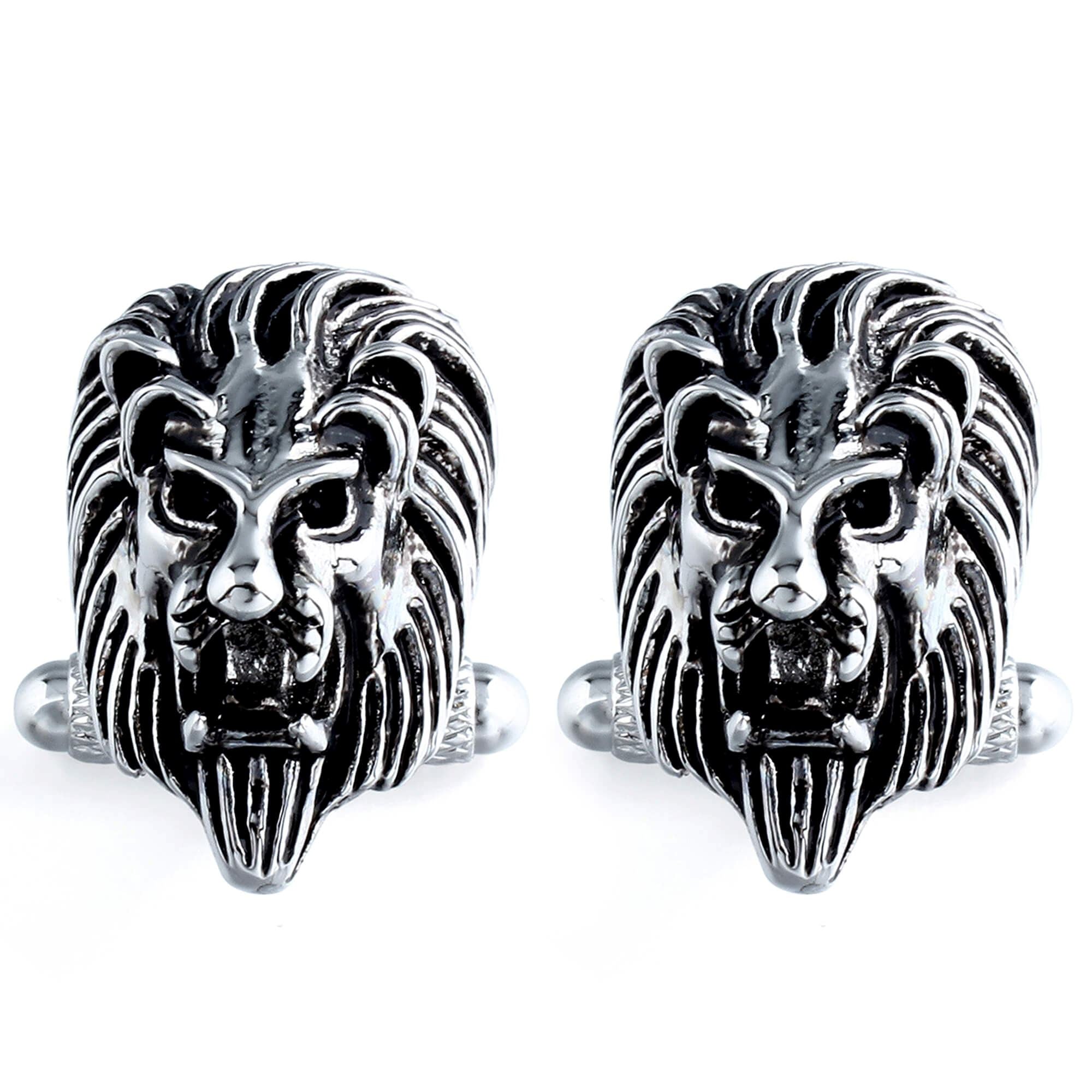 Lion Cufflinks in antique style Novelty Cufflinks Clinks Australia