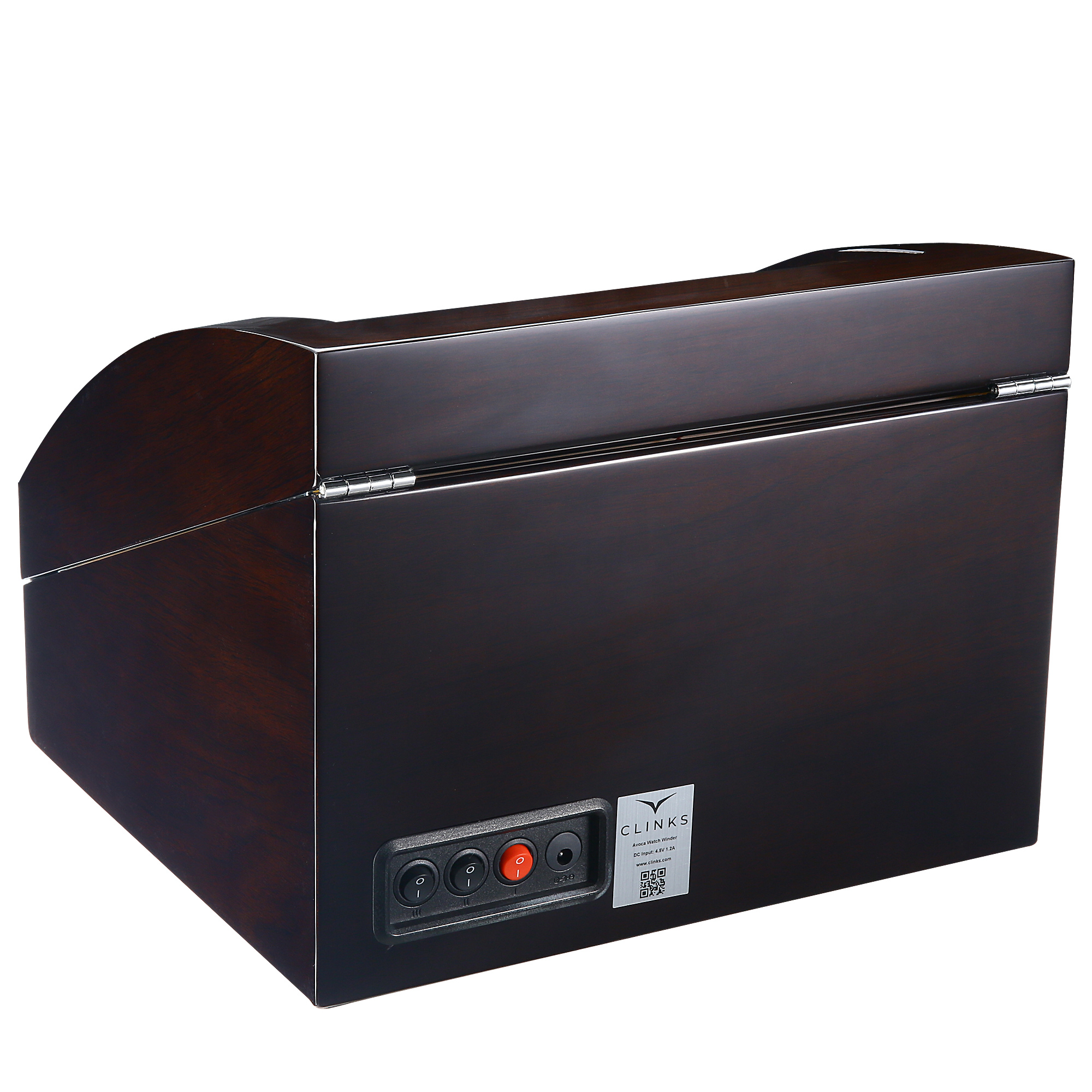 Avoca Watch Winder Box 4 + 4 Watches in Mahogany (G)