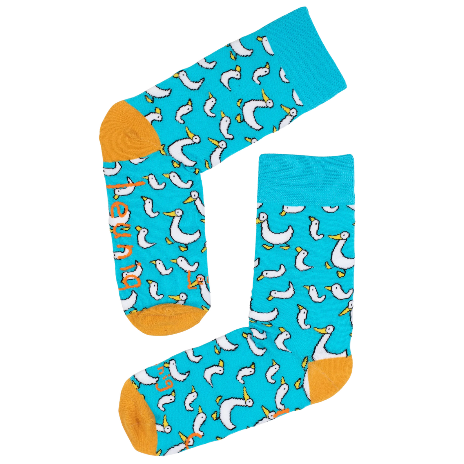 Leunig Duck Socks Blue