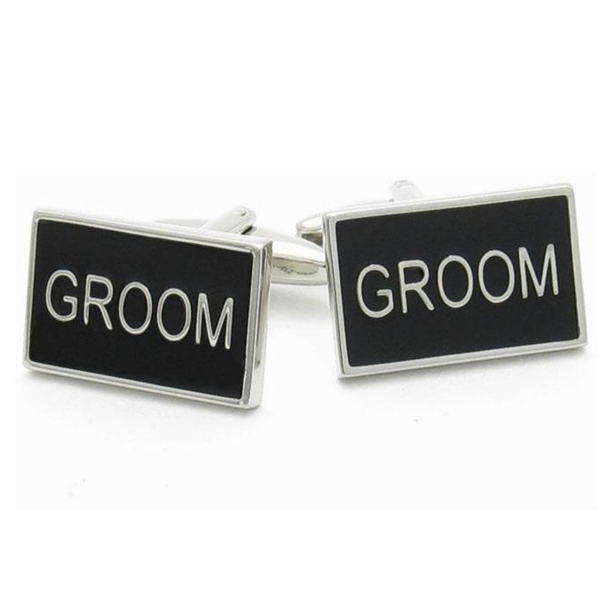 Groom Black and Silver Wedding Cufflinks Wedding Cufflinks Clinks Australia Groom Black and Silver Wedding Cufflinks 