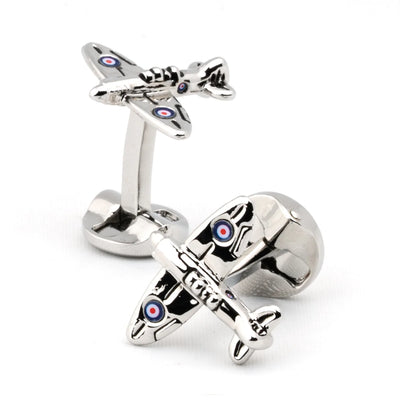 Spitfire Airplane Cufflinks