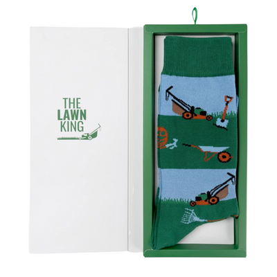 Mens Lawn King Bamboo Sock Card