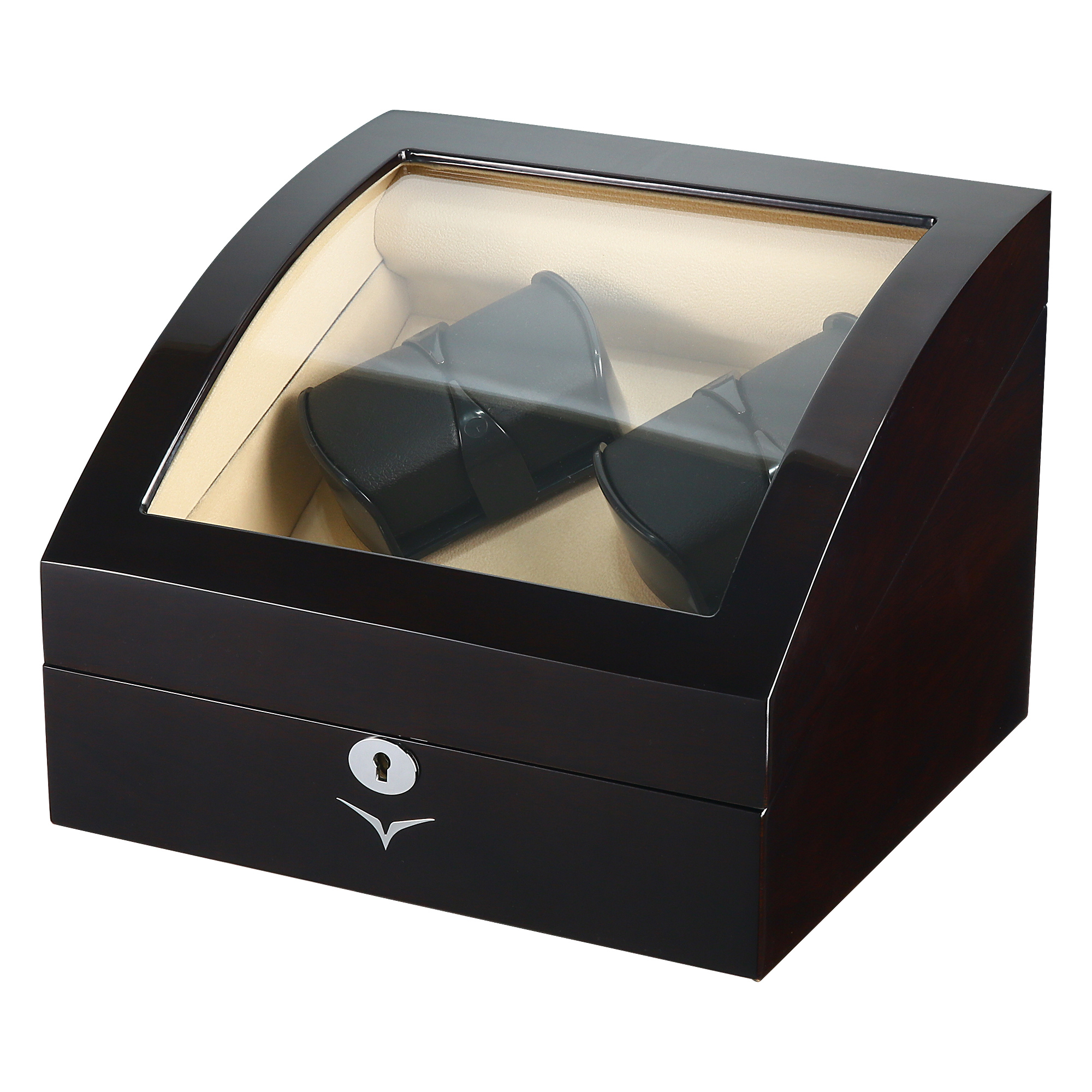 Avoca Watch Winder Box 4 + 4 Watches in Mahogany (G)