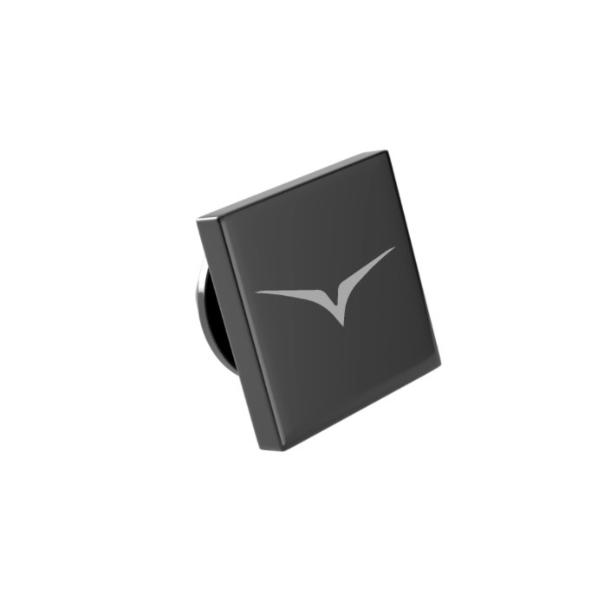 Custom Logo Engraved Square Lapel Pin