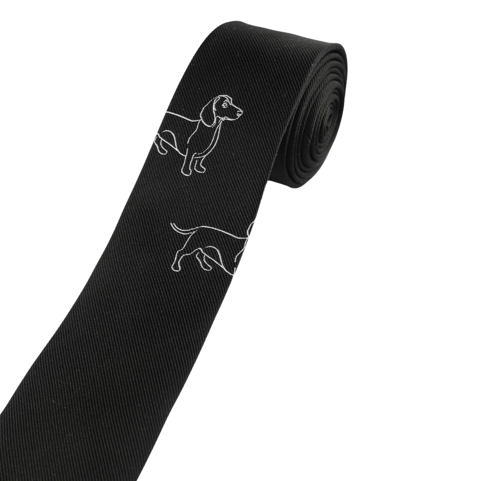 Dachshund Tie Black