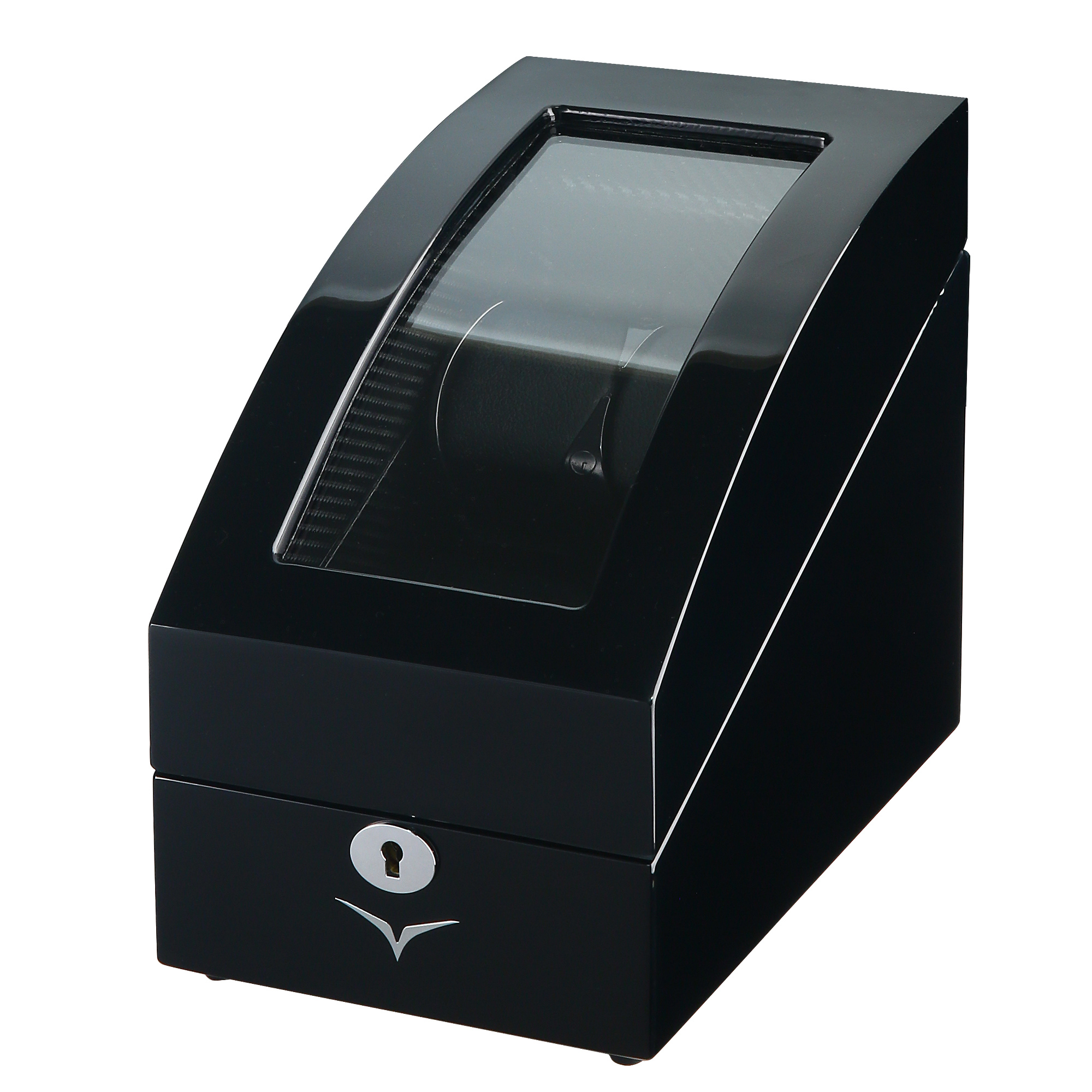 Seconds - Avoca Watch Winder Box for 2 + 2 Watches in Black (B)