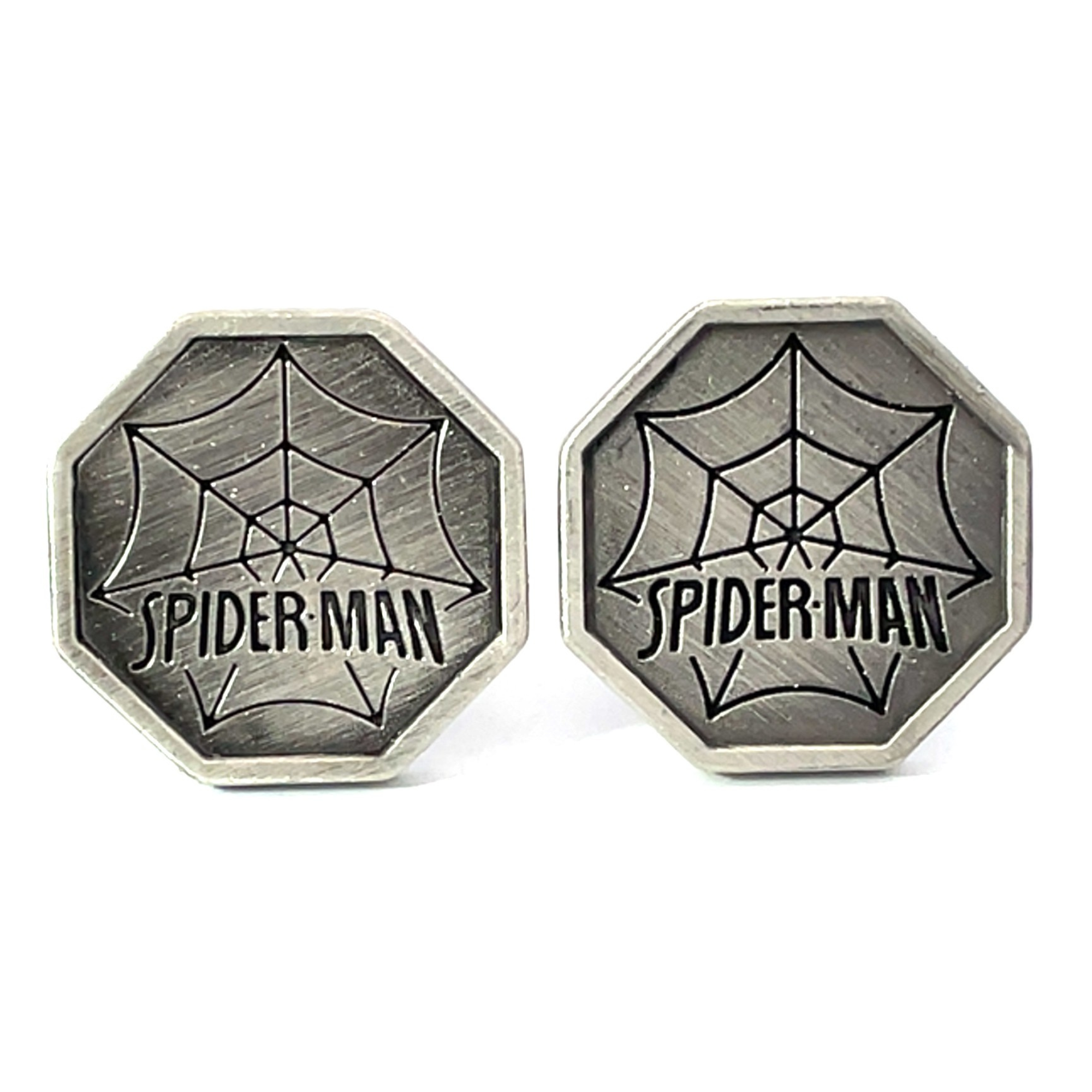 Spider-Man Antique Web Emblem Cufflinks
