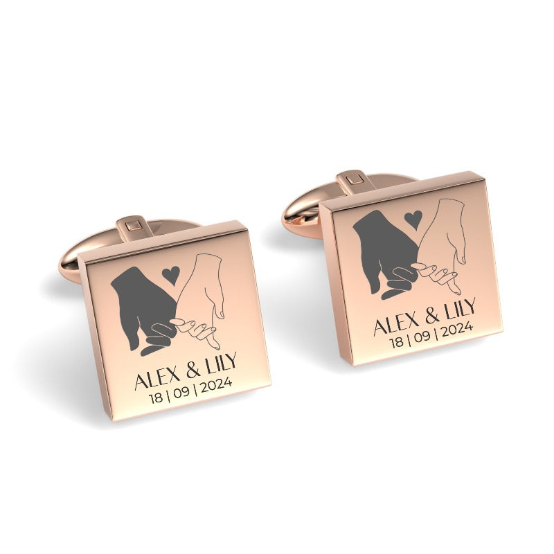 The Promise Engraved Cufflinks