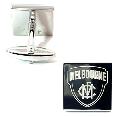 Silver Melbourne FC AFL Cufflinks