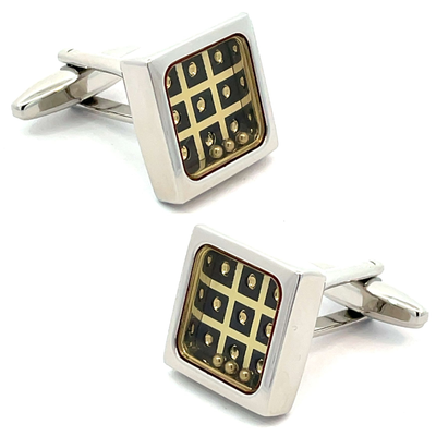 Square Ball Game Cufflinks