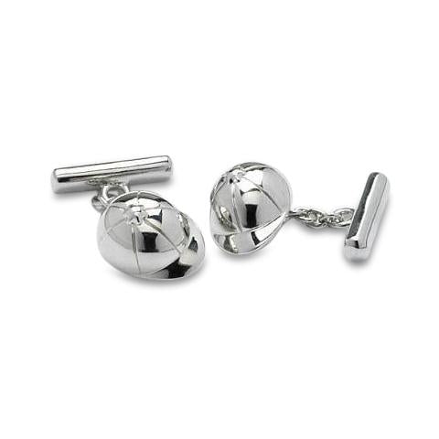 Jockey Hats Cufflinks (Silver)