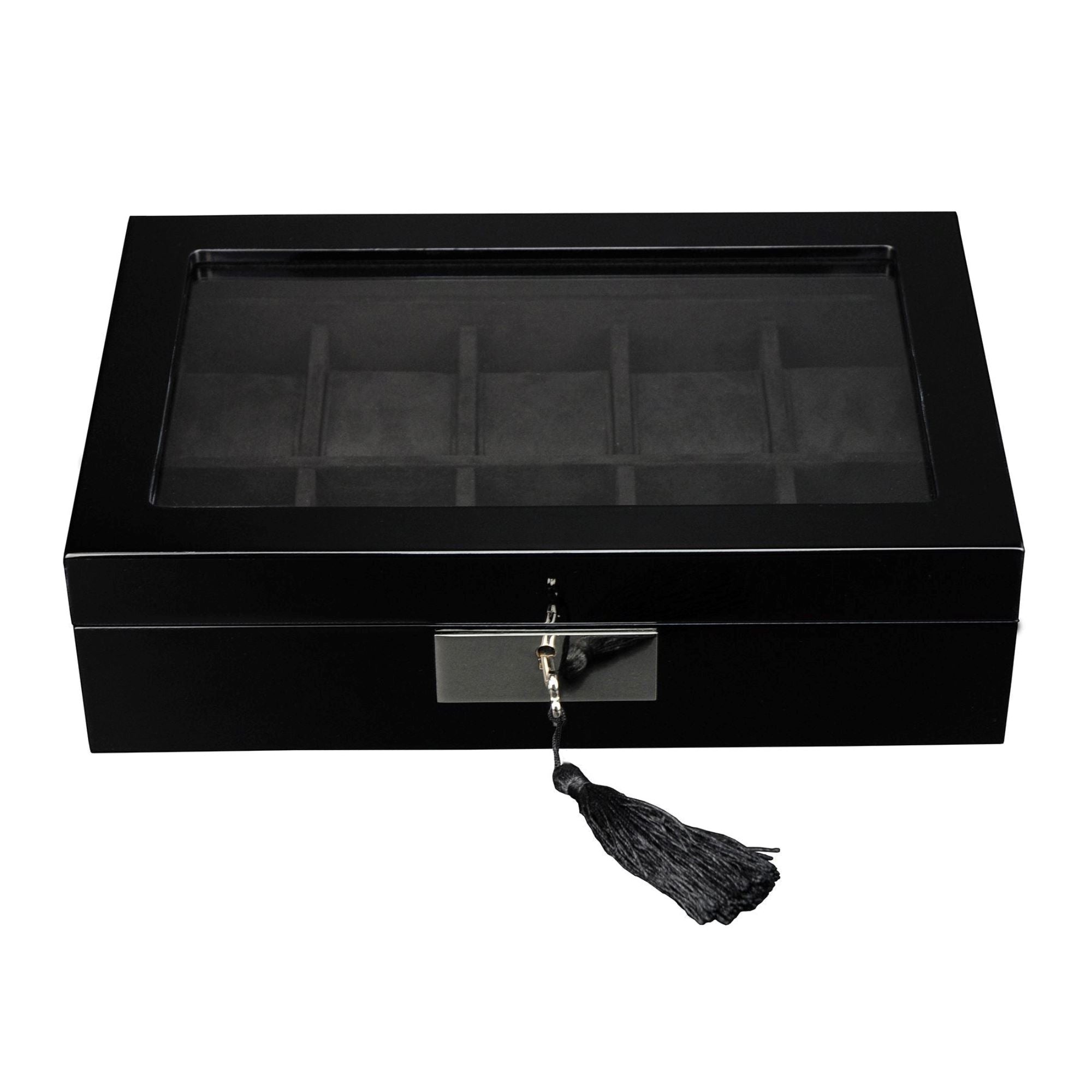 10 Slots Wooden Storage Watch box Watch Boxes Clinks 