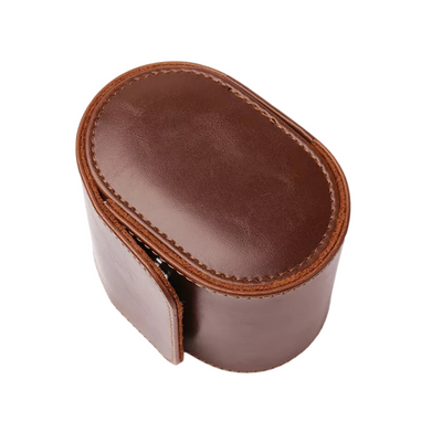 Watch Roll Case for 1 in Brown Vegan Leather