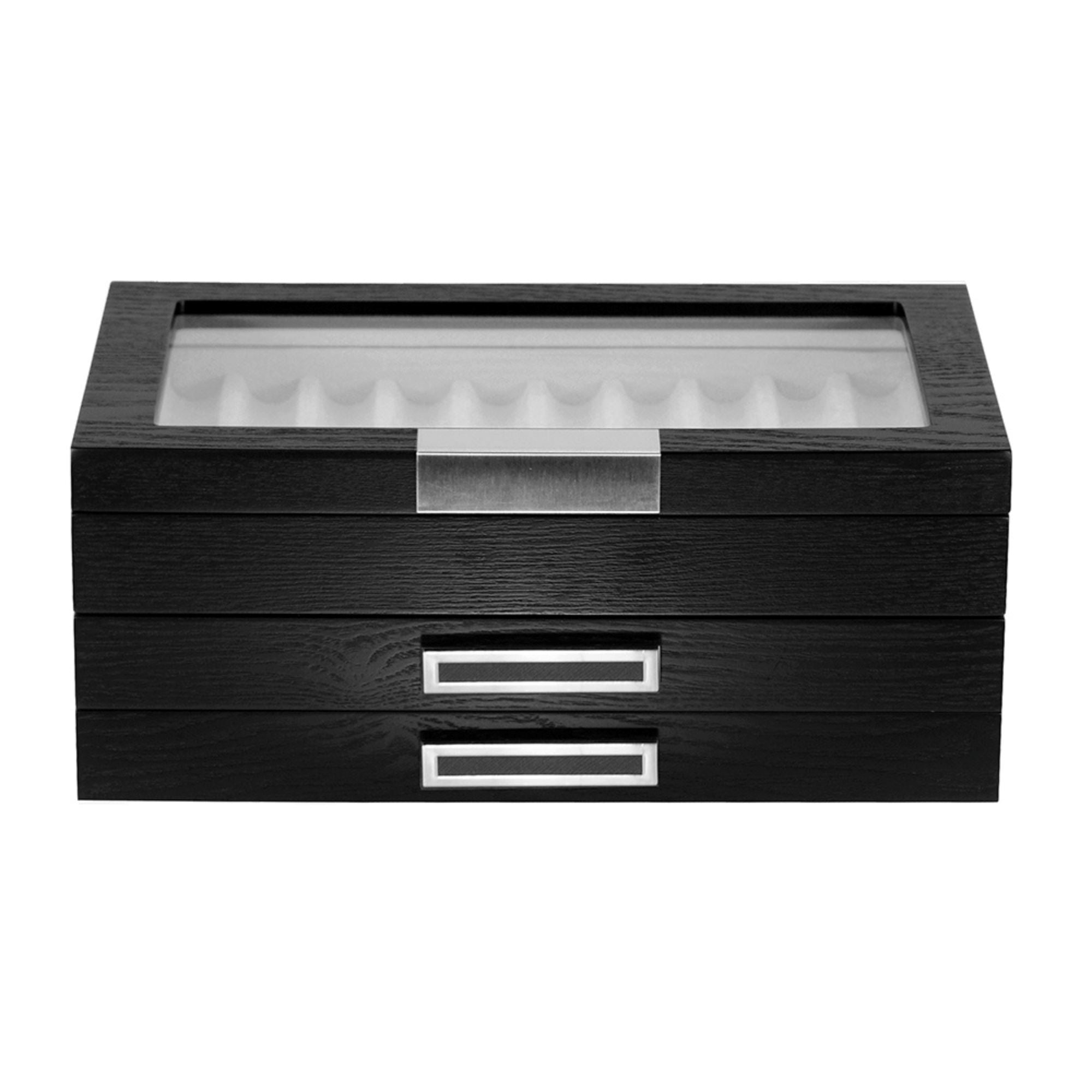 30 Slots Wooden Pen Box Storage Boxes Clinks Australia 