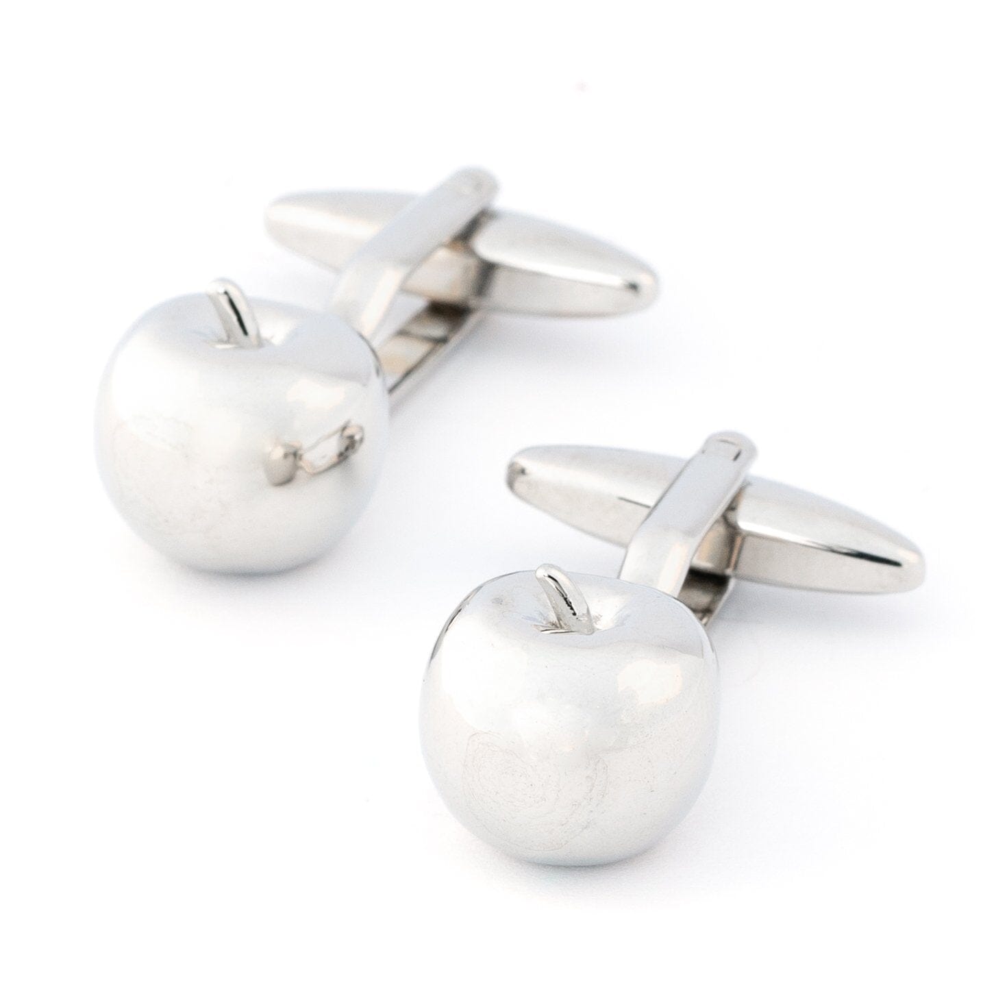 Silver Apple Cufflinks Novelty Cufflinks Clinks Australia 