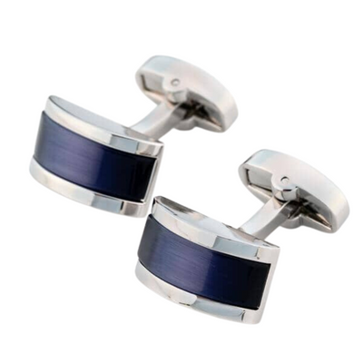 Midnight Blue Cateye Cufflinks