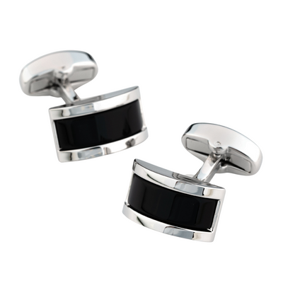 Midnight Black Cateye Cufflinks