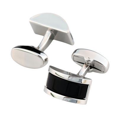 Midnight Black Cateye Cufflinks