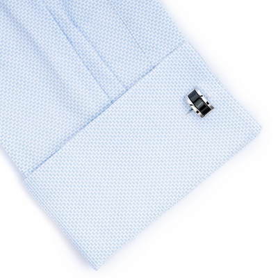 Midnight Black Cateye Cufflinks