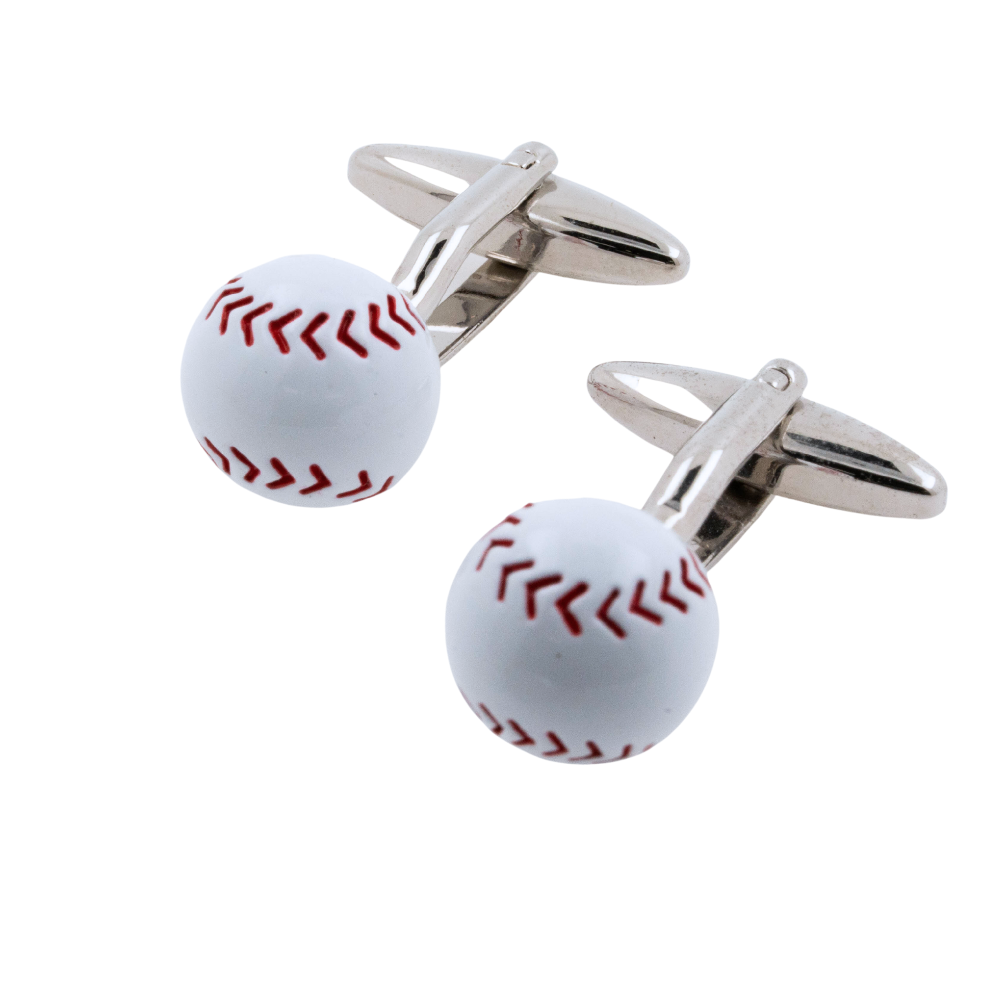 Coloured Baseball Cufflinks