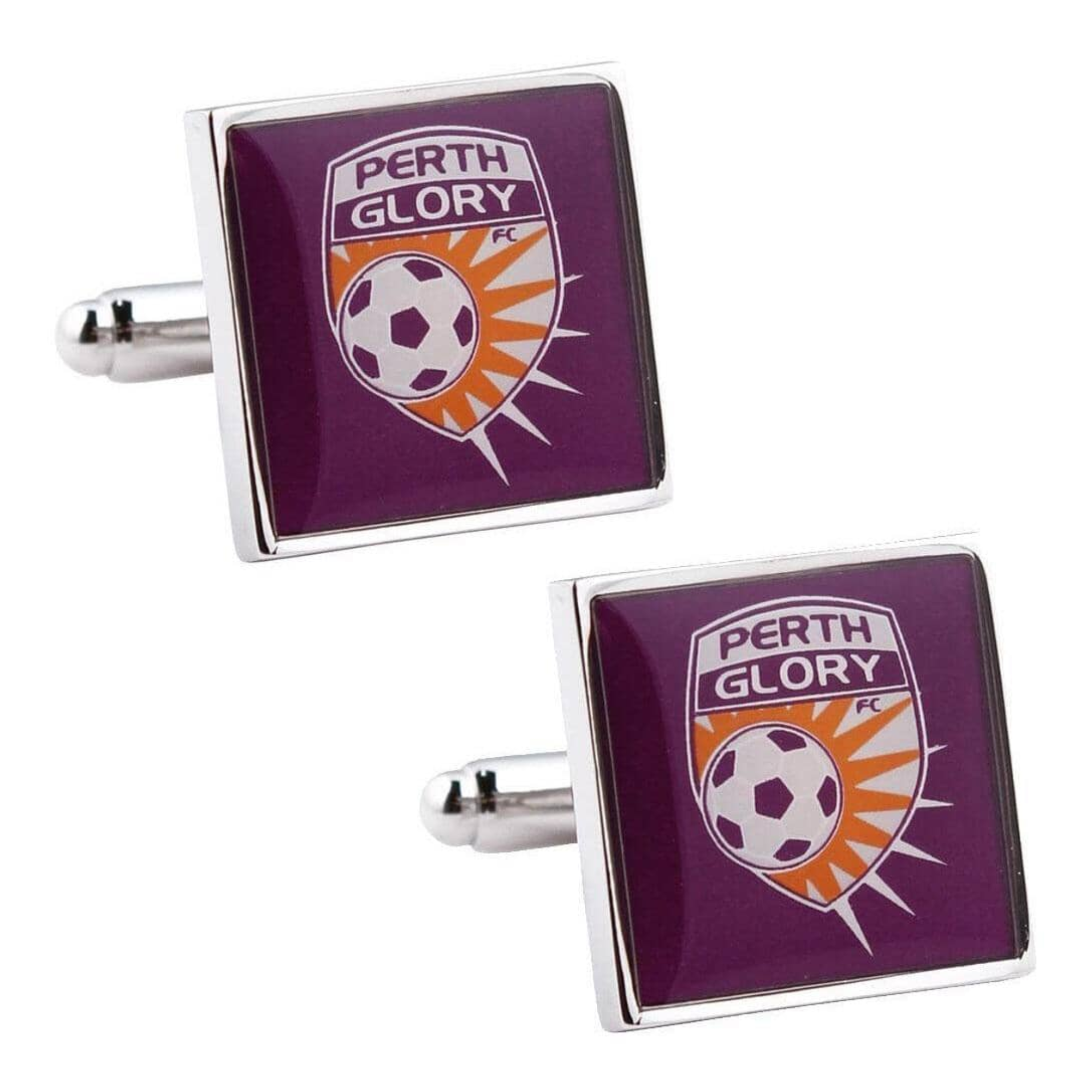 Perth Glory FC A-League Football Cufflinks