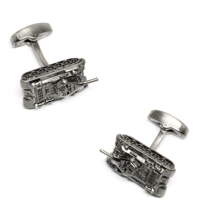 Gunmetal Army Tank Cufflinks