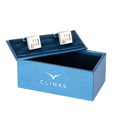 Moving Silver Gear Shift Cufflinks