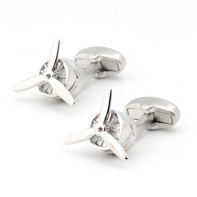 Aeroplane Propeller Cufflinks