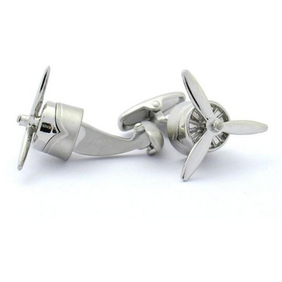 Aeroplane Propeller Cufflinks