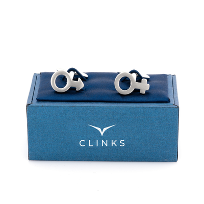 Male and Female Gender Symbol Cufflinks