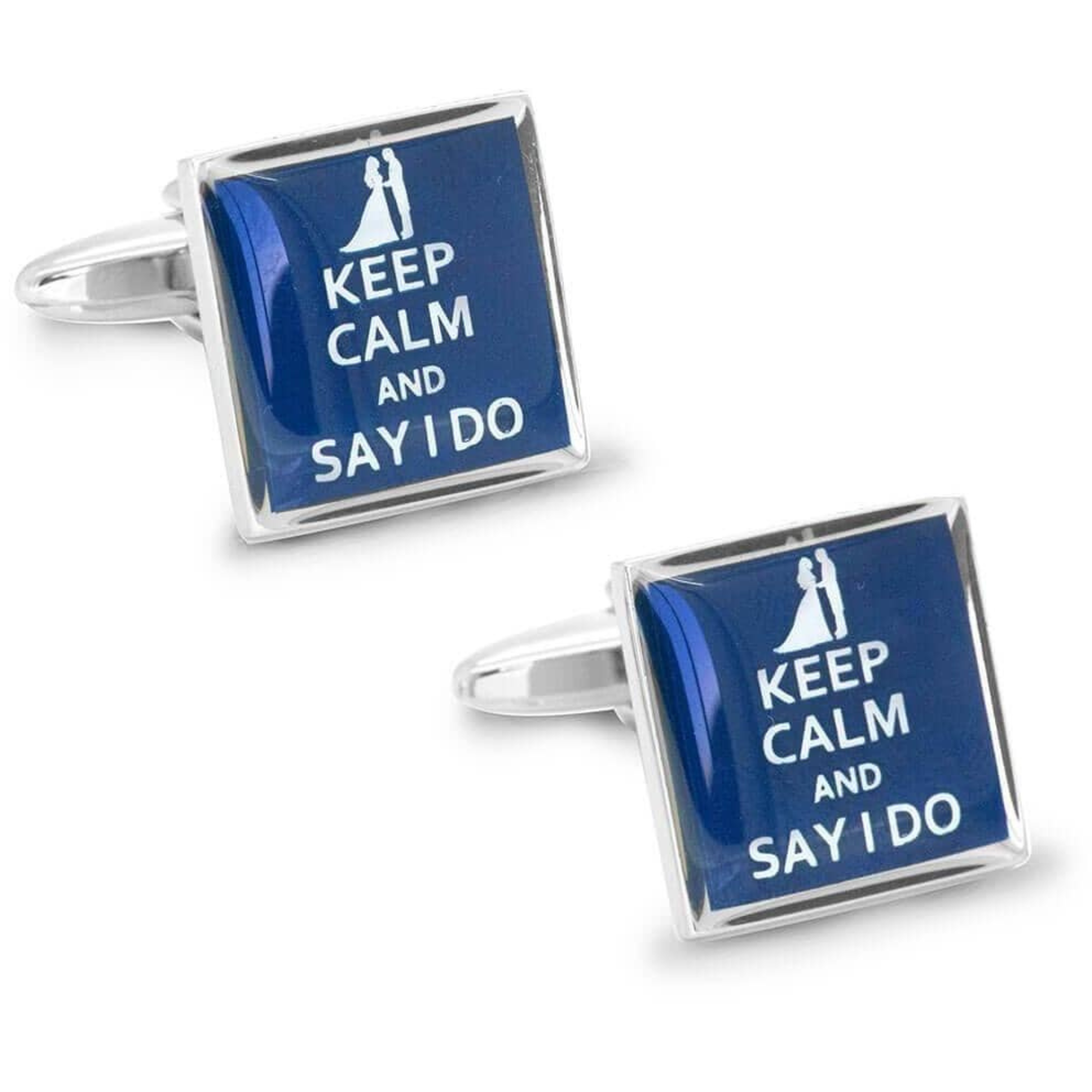 Keep Calm and Say I Do Cufflinks