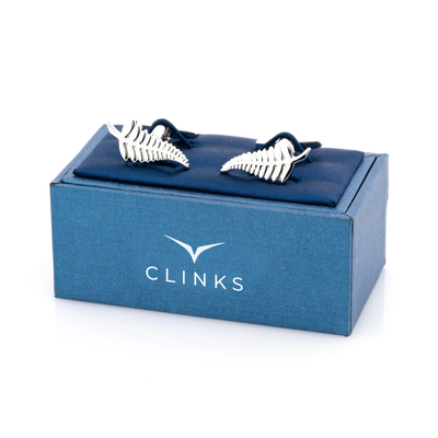 New Zealand Silver Fern Cufflinks